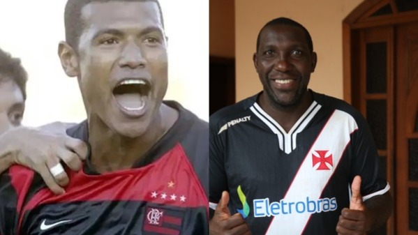 Júnior Baiano, do Flamengo, e Odvan, do Vasco, se enfrentam em Timon