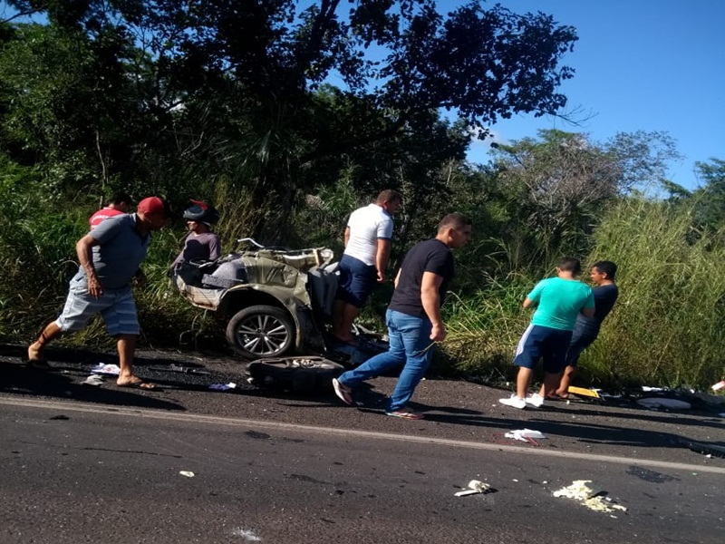 Acidente com vítima fatal nesta segunda (20) na BR 316 entre Timon e Caxias
