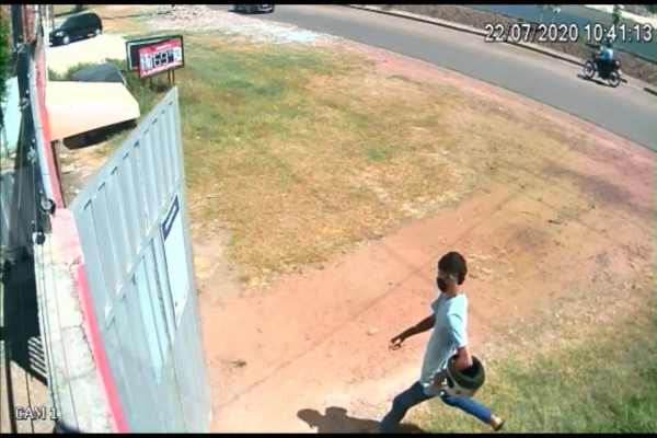 Toda a ação foi filmada e a polícia civil desvendou assalto a depósito de gás na Vila do Bec em Timon