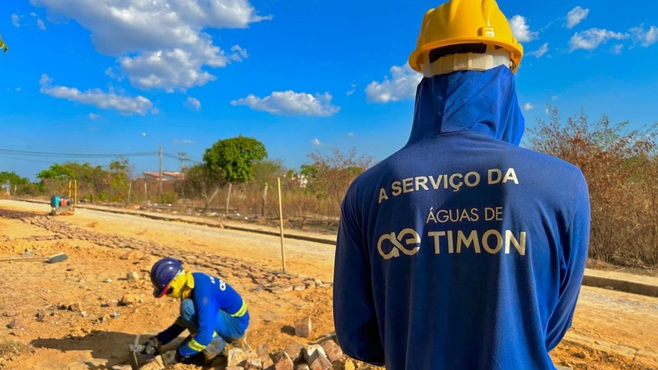 Cobertura de esgoto avança em Timon com novas obras no bairro Mateusinho