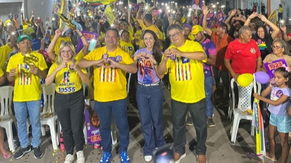Jair Mayner reúne grande público e mostra força na articulação política em Timon