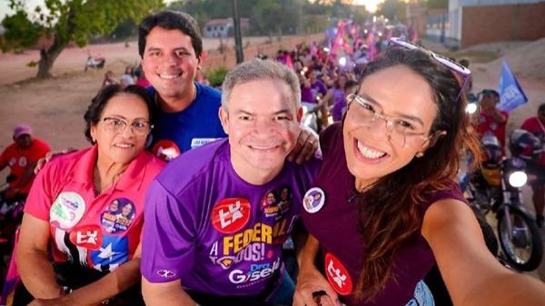 Multidão prestigia carreata com prefeito Rafael, Dra Gisele, Socorro Waquim e André Fufuca em Timon