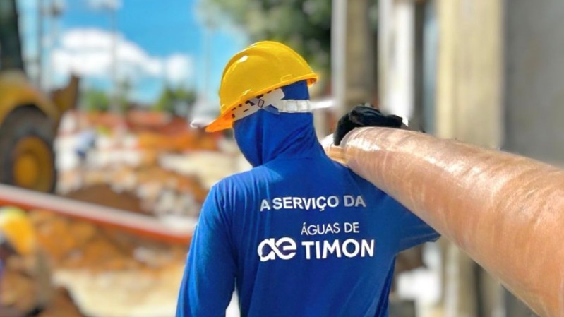 Obras de expansão da rede de esgoto avançam em quatro bairros de Timon